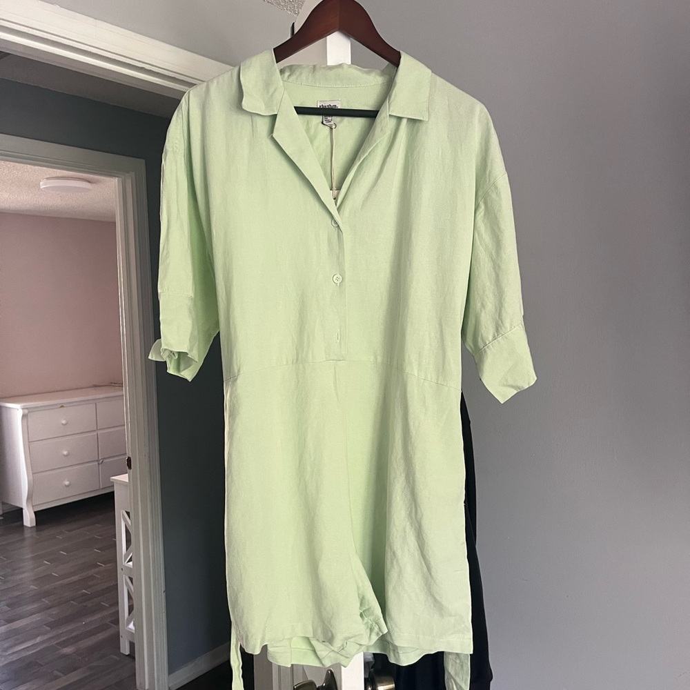 Rhythm Green romper, tags still attached!